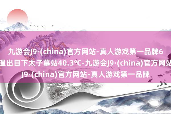 九游会J9·(china)官方网站-真人游戏第一品牌6月11日14时最高气温出目下太子墓站40.3℃-九游会J9·(china)官方网站-真人游戏第一品牌